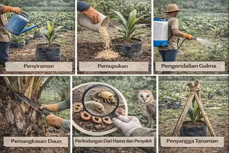 Langkah-langkah Perawatan Sawit 
