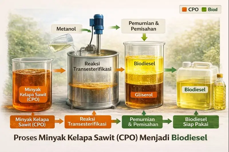 Konversi Sawit ke Biodiesel